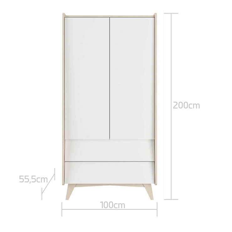 Детски Гардероб So Sixty White Bellamy