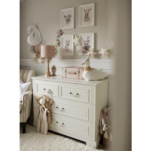 Детски Скрин Ines Elegant White Bellamy