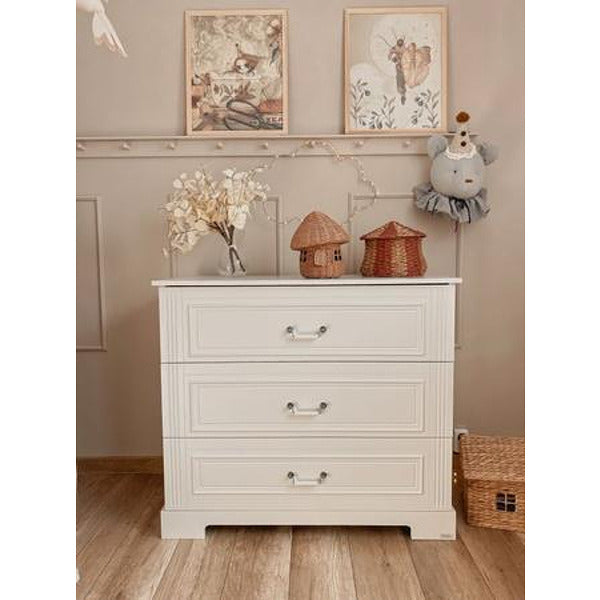 Детски Скрин С Три Чекмеджета Ines Elegant White Bellamy