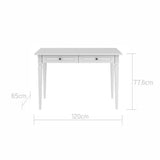Детско Бюро С Две Чекмеджета Ines Elegant White Bellamy