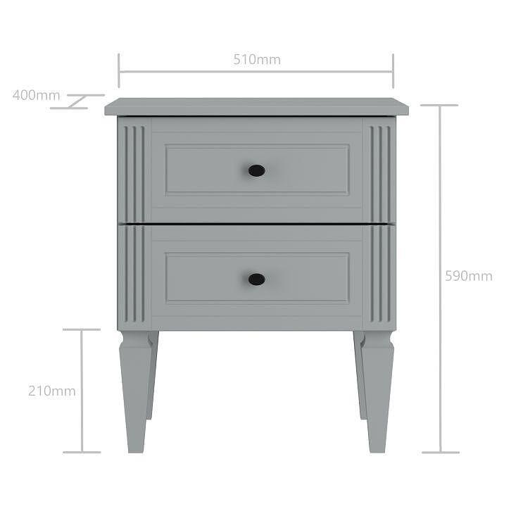 Нощно Шкафче Ines Neutral Grey Bellamy