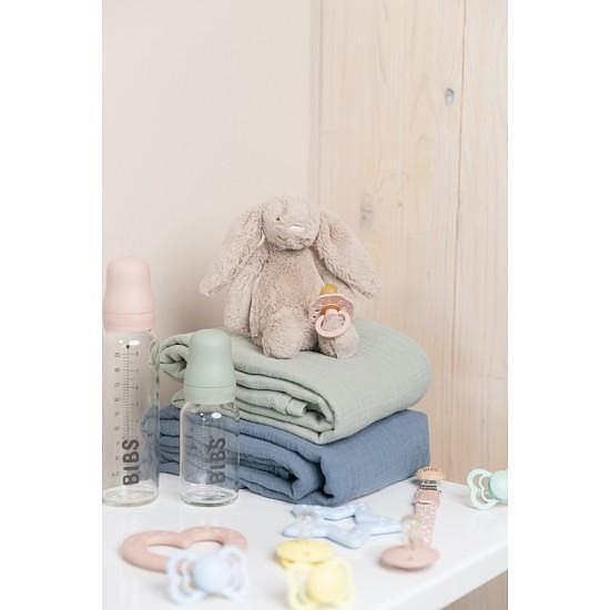 Baby Bitie Бебешка Гризалка Сърчице Blush Bibs