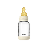 Бебешка Стъклена Бутилка 120 Мл. (каучук) Ivory Bibs
