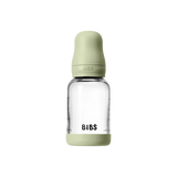 Бебешка Стъклена Бутилка 120 Мл. (каучук) Sage Bibs