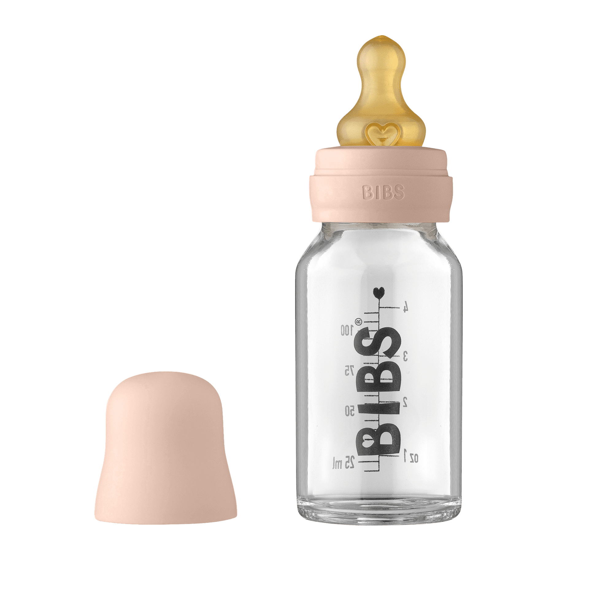 Бебешко Стъклено Антиколик Шише Complete Set 110 Мл. Blush Bibs