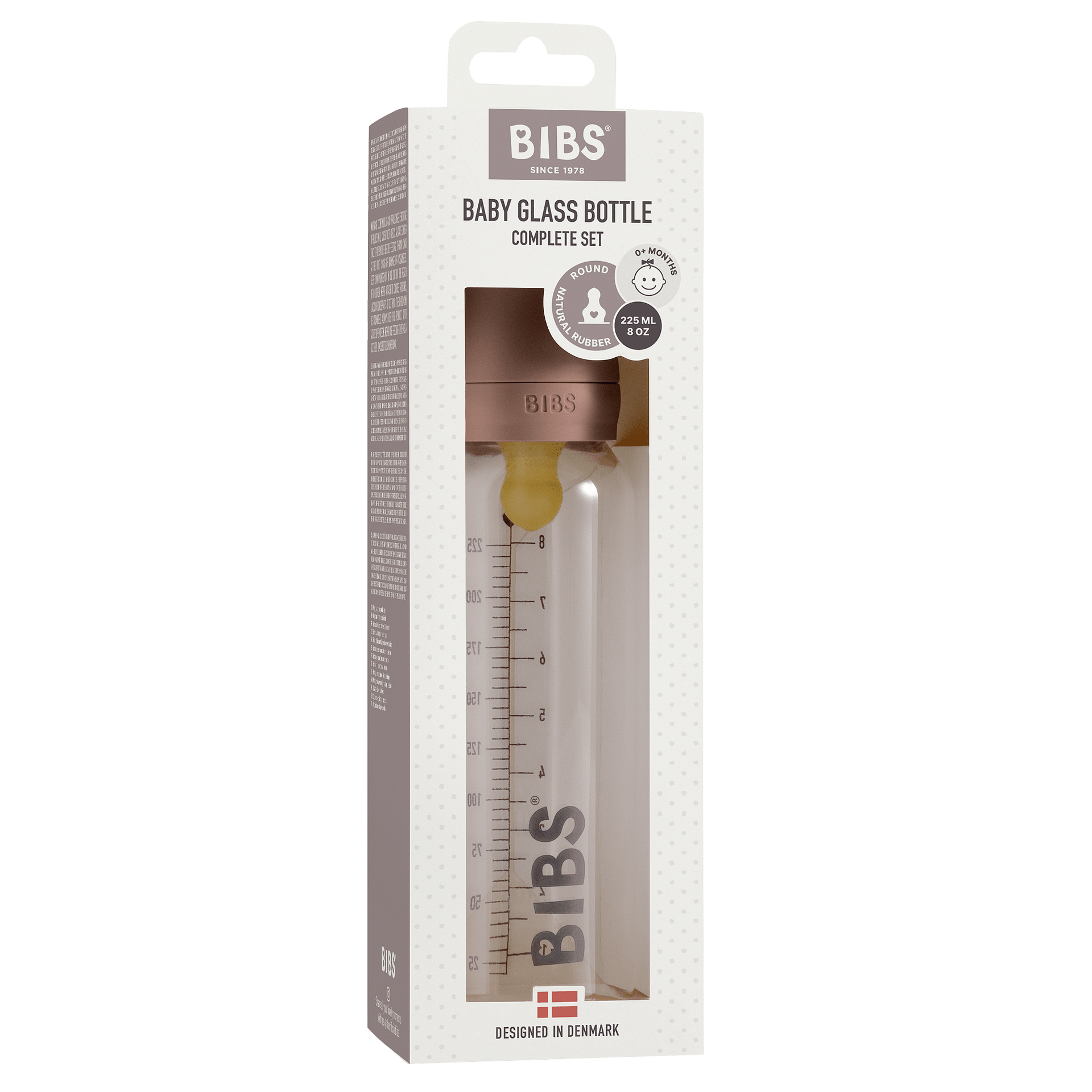 Бебешко Стъклено Антиколик Шише Complete Set 225 Мл. Woodchuck Bibs