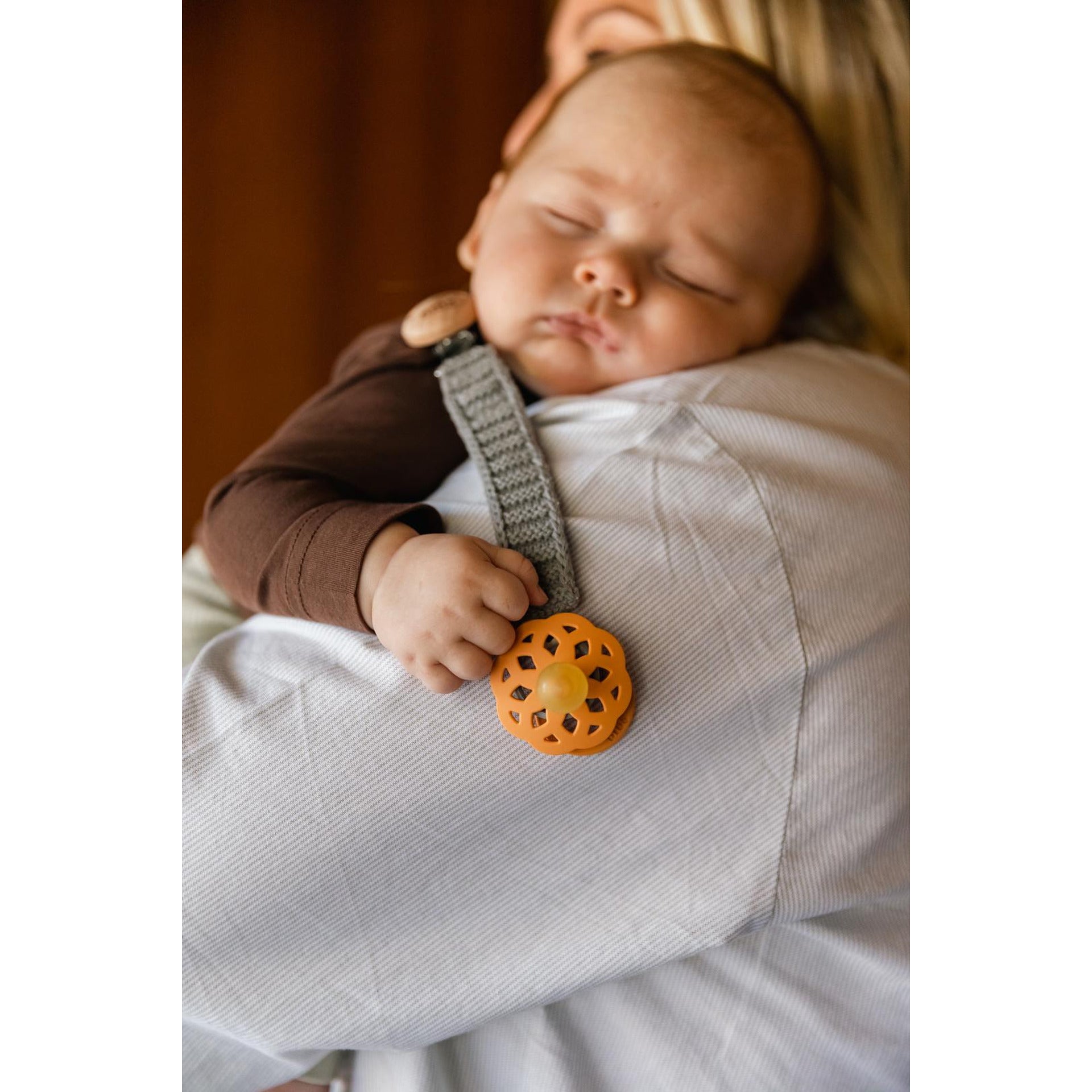 Boheme Каучуков Биберон 2 Бр. (0 6 М.) Vanilla Dark Oak Bibs