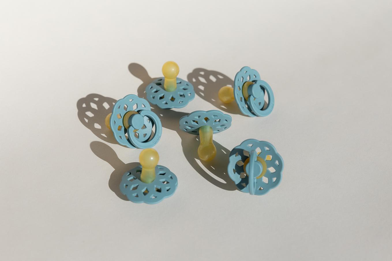 Boheme Gumicumi 2 db (6-18 hó) Baby Blue Island Sea Bibs
