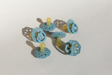 Boheme Gumicumi 2 db (6-18 hó) Baby Blue Island Sea Bibs