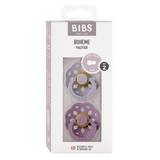 Boheme Kaucsuk Cumi 2 db (6-18 hó) Fossil Grey Mauve Bibs