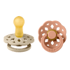 Boheme Каучуков Биберон 2 Бр. (6 18 М.) Vanilla Peach Bibs