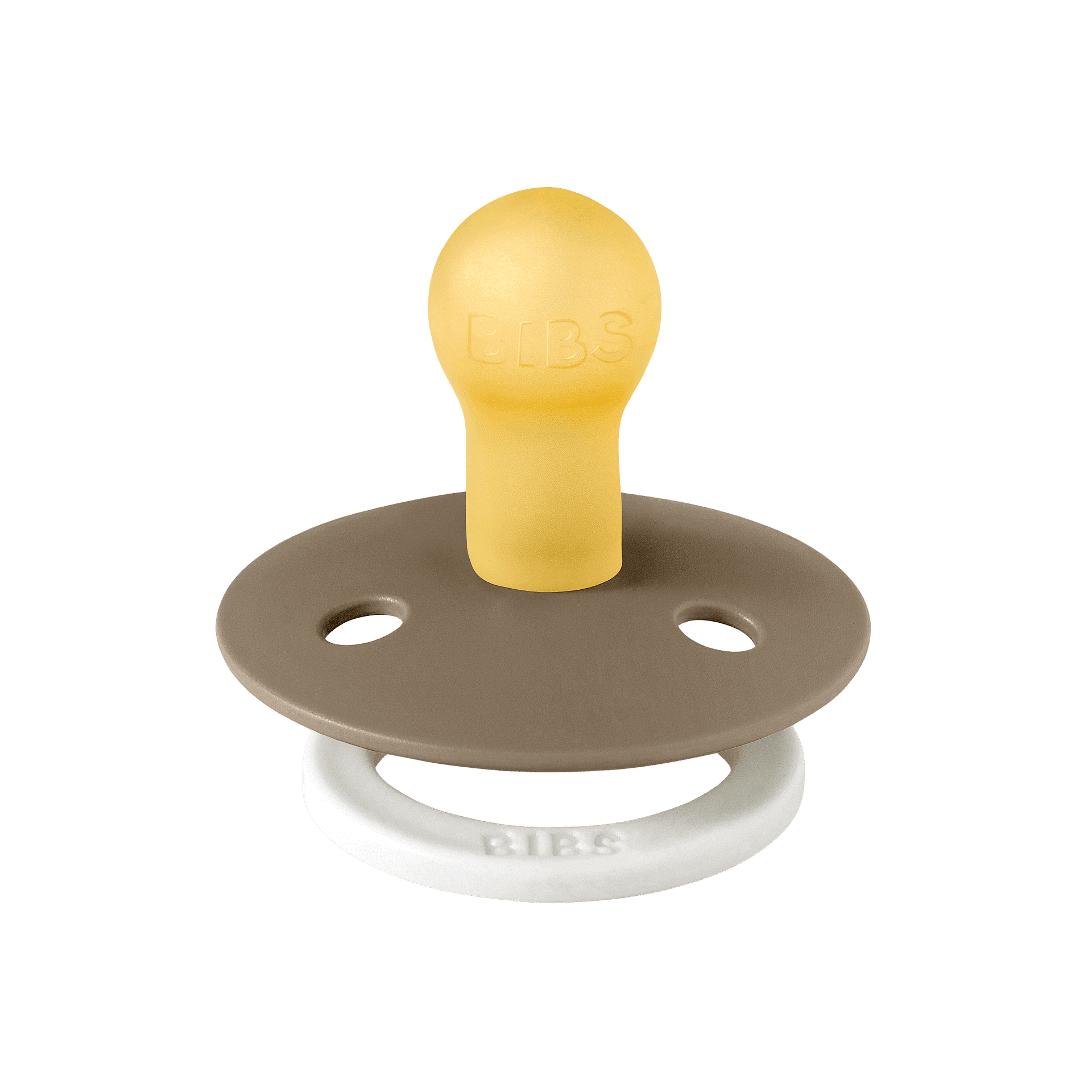 Colour Glow Каучуков Биберон 2 Бр. (0 6 М.) Vanilla Dark Oak 110244 Bibs