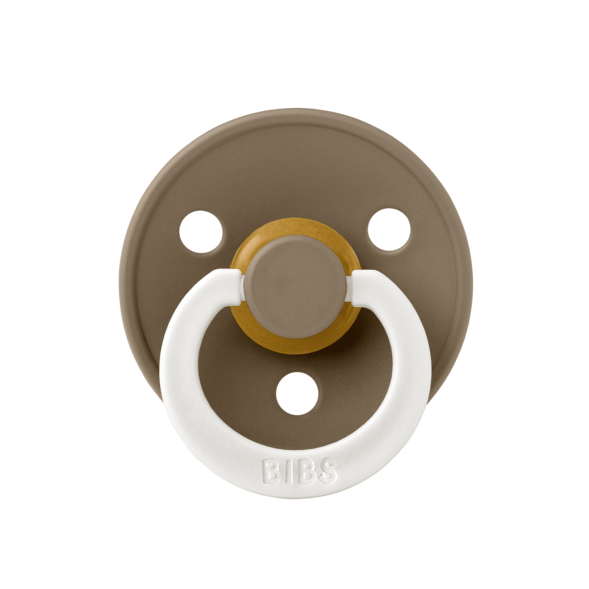 Colour Glow Каучуков Биберон 2 Бр. (6 18 М.) Vanilla Dark Oak Bibs