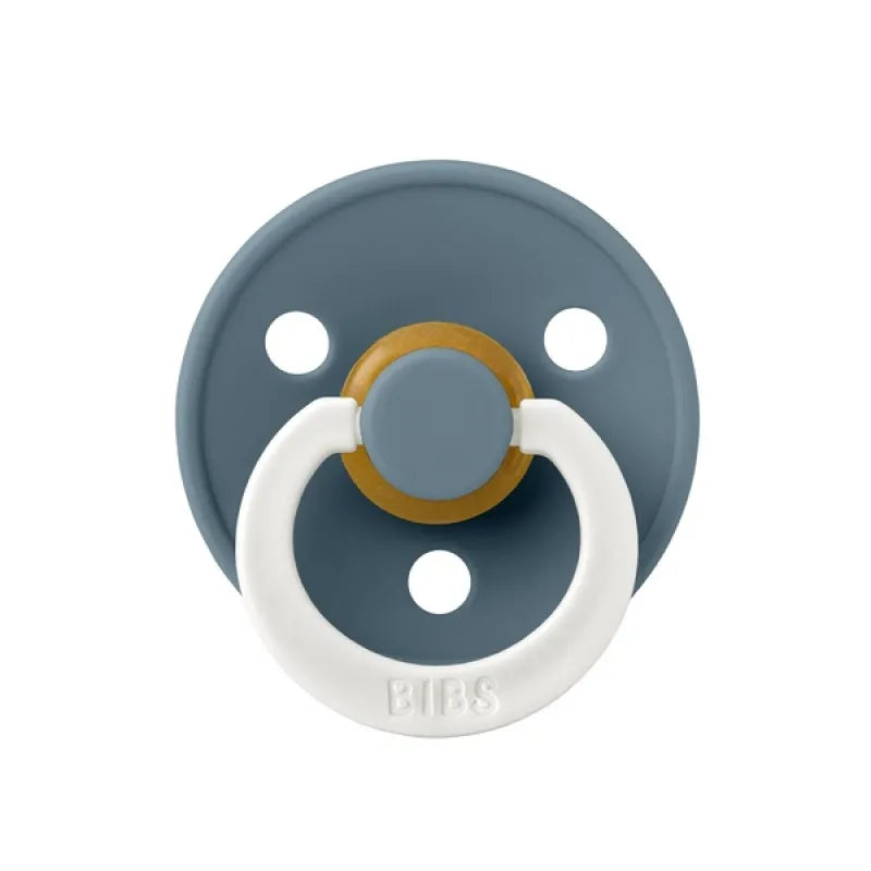 Colour Glow Каучуков Биберон Round 2 Бр. (6 18 М.) Petrol Deep Space Bibs