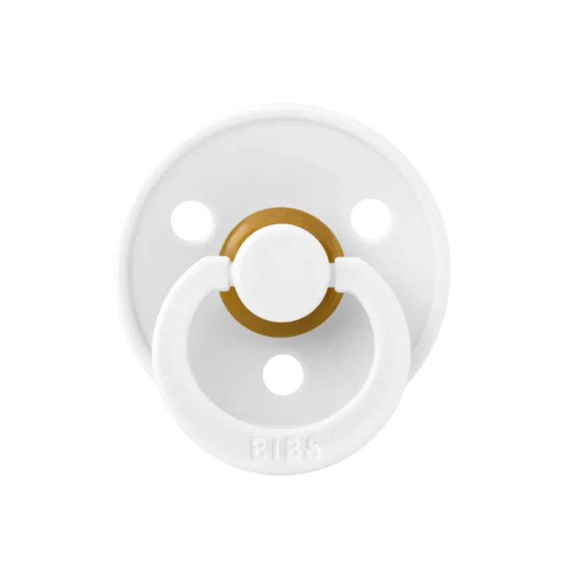 Colour Каучуков Биберон 1 Бр. (0 6 М.) White Bibs
