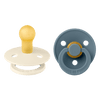 Colour Каучуков Биберон 2 Бр. (0 6 М.) Ivory Petrol 110367 Bibs