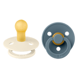 Colour Каучуков Биберон 2 Бр. (0 6 М.) Ivory Petrol 110367 Bibs