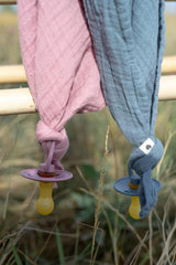 Colour Каучуков Биберон 2 Бр. (0 6 М.) Ivory Petrol 110367 Bibs