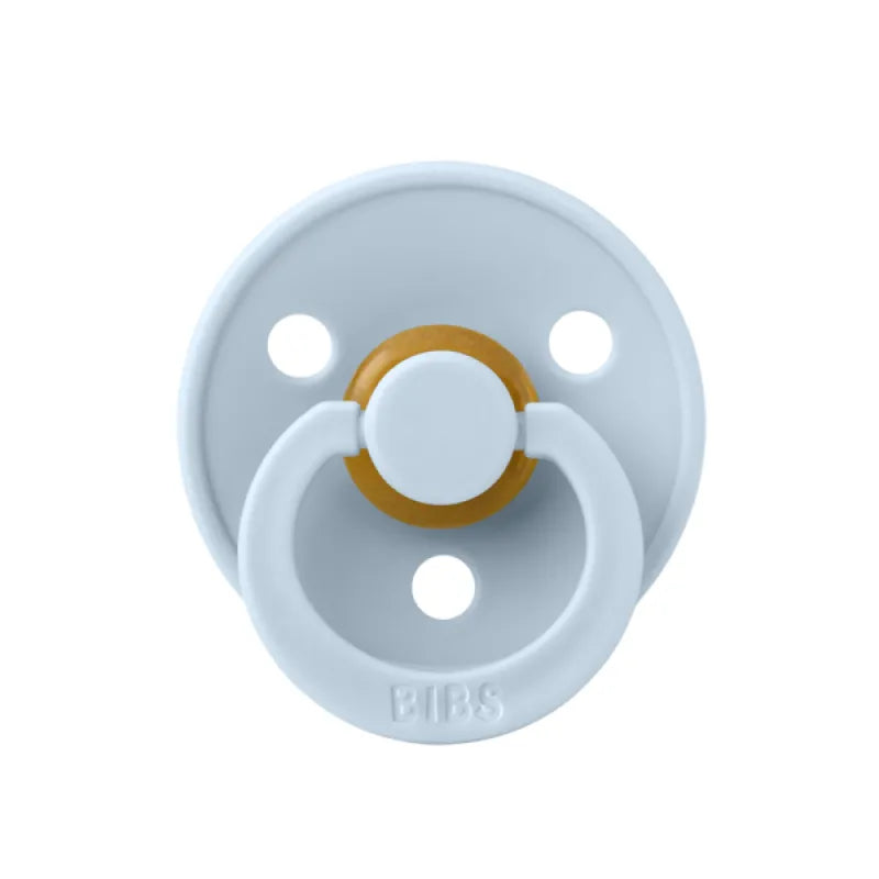 Colour Каучуков Биберон 2 Бр. (0 6 М.) White Baby Blue Bibs