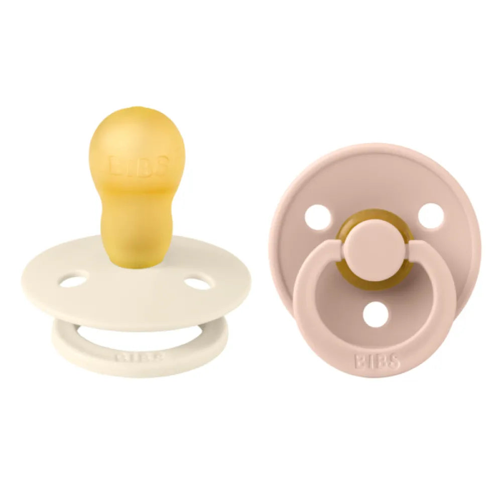 Colour Каучуков Биберон 2 Бр. (18+ М.) Ivory Blush Bibs