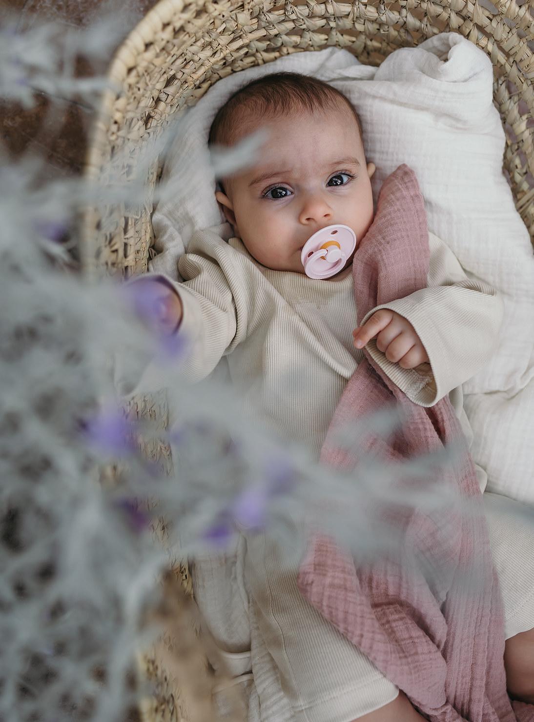 Colour gumi cumi 2 db (6-18 hó) Blossom Dusky Lilac 120416 Bibs
