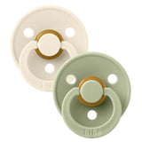 Colour Каучуков Биберон Anatomical 2 Бр. (6 18 М.) Ivory Sage Bibs