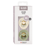 Colour gumi etetőcumi, 2 db, 18+ hónap, Ivory Sage Bibs