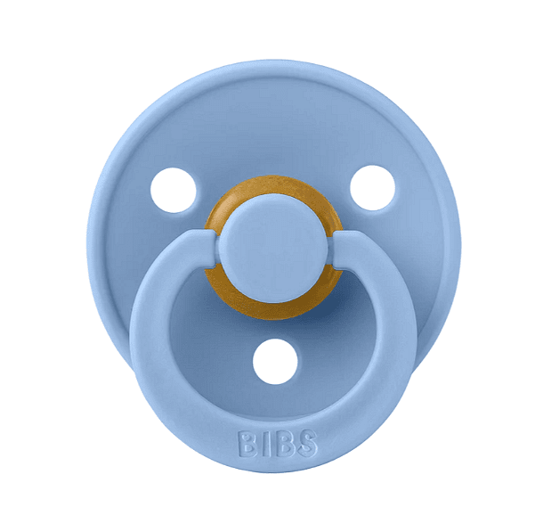 Colour Каучуков Биберон Round 1 Бр. (0 6 М.) Sky Blue Bibs