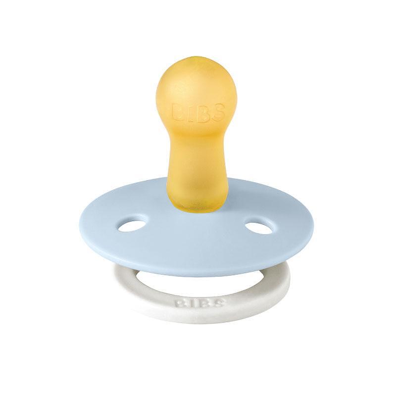 Colour Каучуков Биберон Round 2 Бр. (6 18 М.) White Baby Blue Bibs