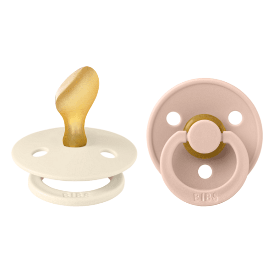 Colour Каучуков Биберон Anatomical 2 Бр. (6 18 М.) Ivory Blush Bibs