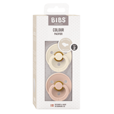 Colour Каучуков Биберон Anatomical 2 Бр. (6 18 М.) Ivory Blush Bibs