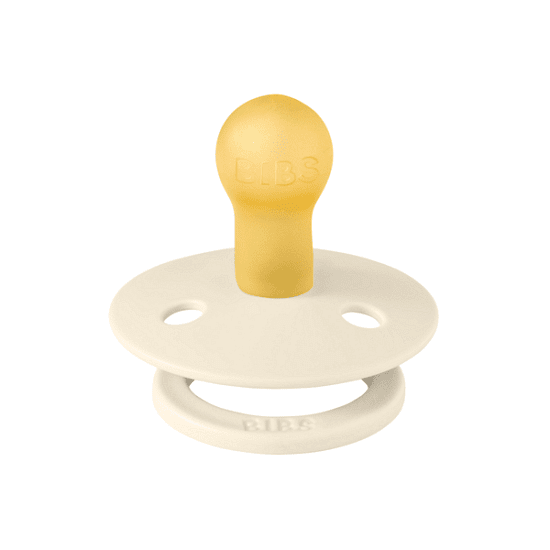 Colour Каучуков Биберон Round 2 Бр. (0 6 М.) Ivory Dark Oak 110358 Bibs