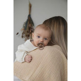 Colour Каучуков Биберон Round 2 Бр. (0 6 М.) Ivory Dark Oak 110358 Bibs