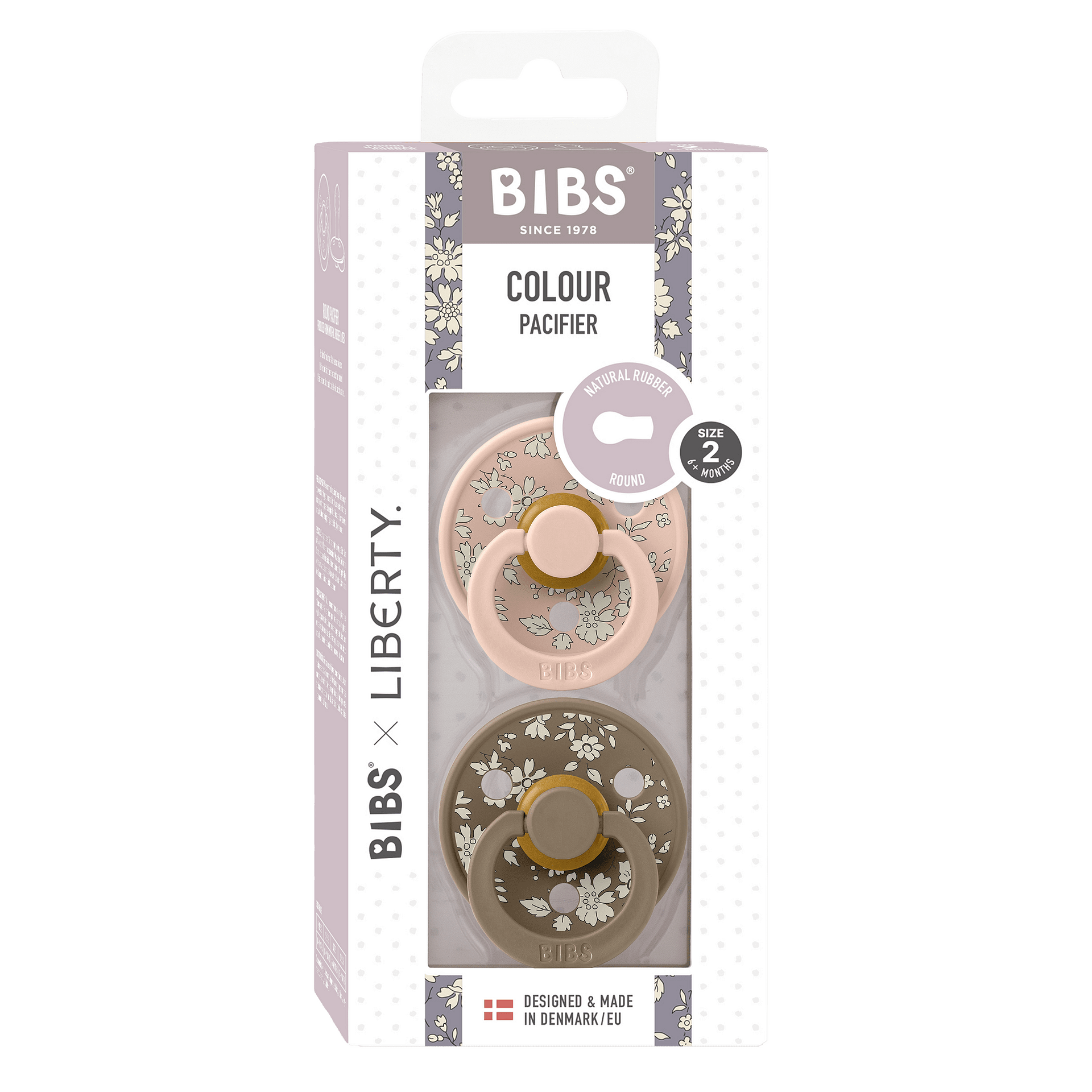 Colour X Liberty Gumicumi 2 db. (6-18 hó) Capel Blush Mix Bibs