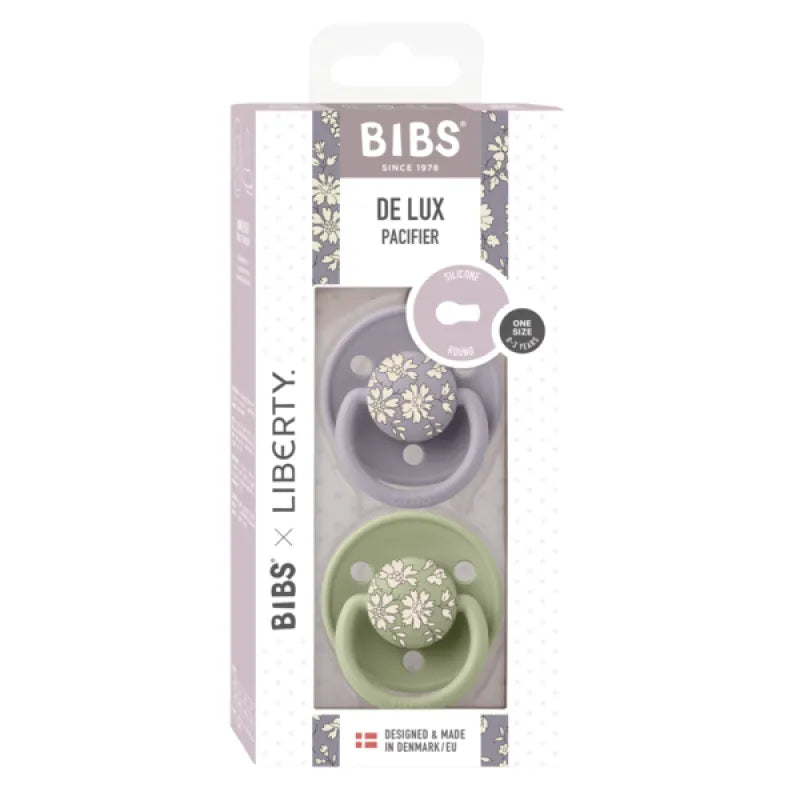 Colour X Liberty De Lux Szilikon Cumi 2 db. Univerzális (0-3 Hó) Cape Sage Mix Bibs