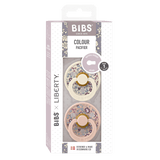 Colour X Liberty Gumicső cumi 2 db (0-6 Hó) Eloise Blush Mix Bibs