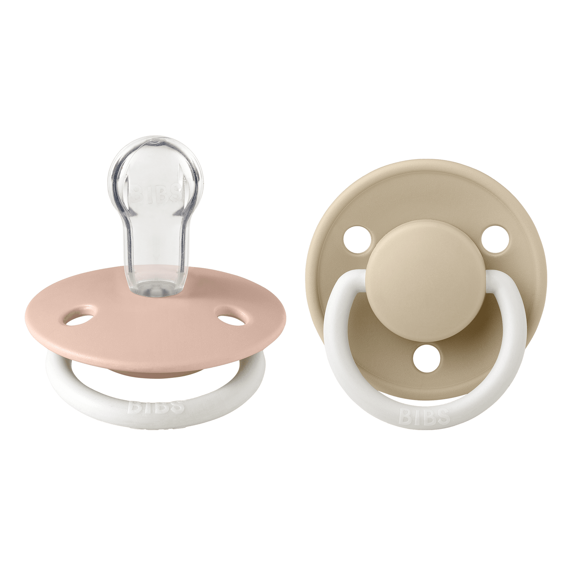 De Lux Glow Силиконов Биберон 2 Бр. (0 3 Г.) Blush Vanilla Bibs
