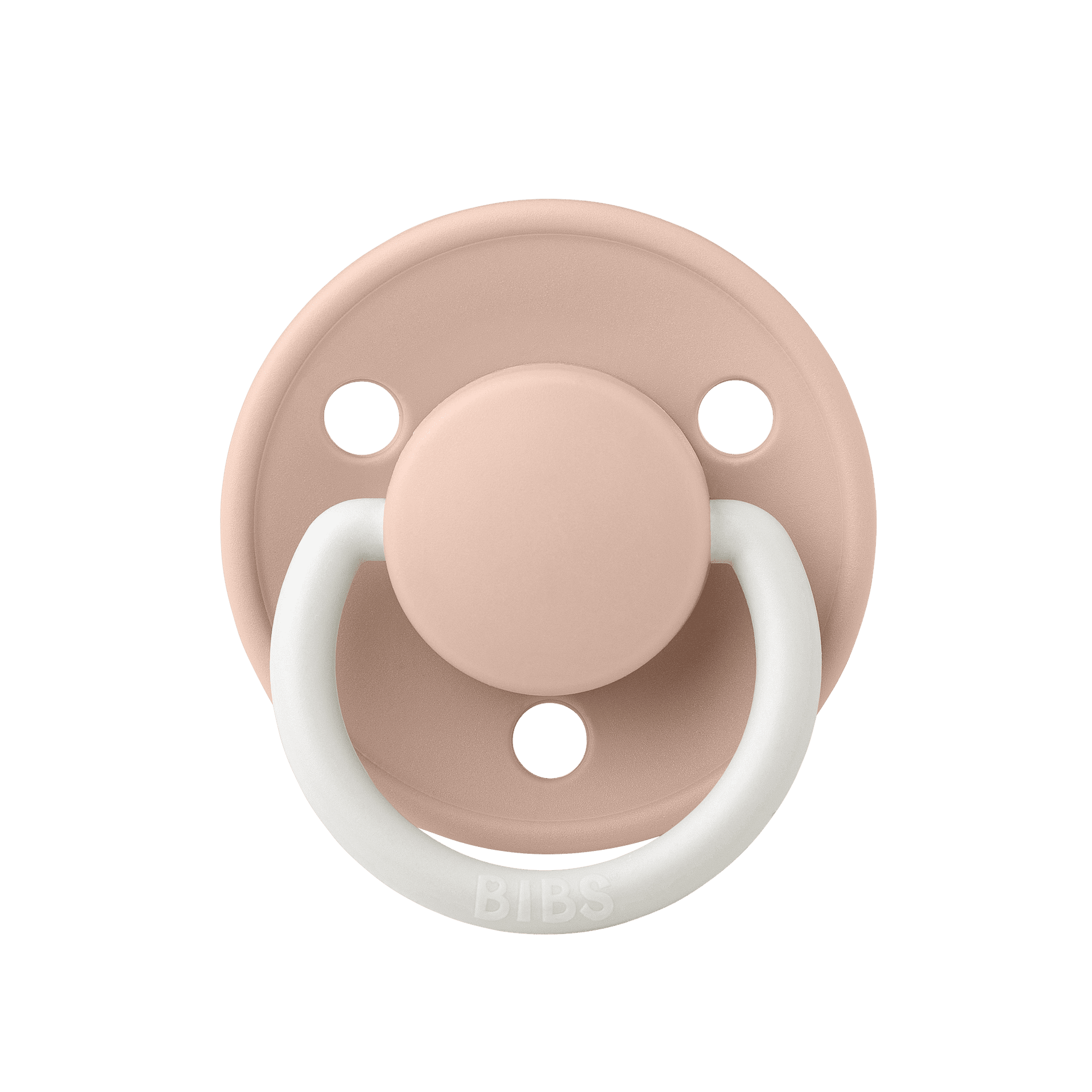 De Lux Glow Каучуков Биберон 2 Бр. (0 6 М.) Blush Vanilla Bibs