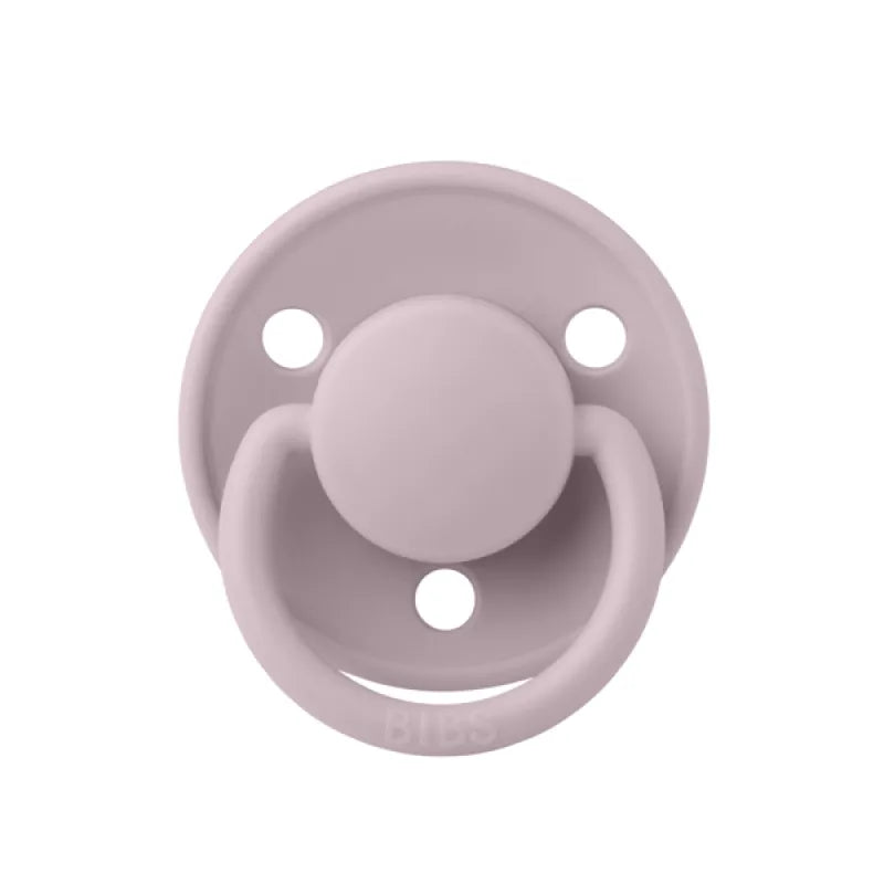 De Lux Каучуков Биберон 1 Бр. (0 6 М.) Dusky Lilac Bibs