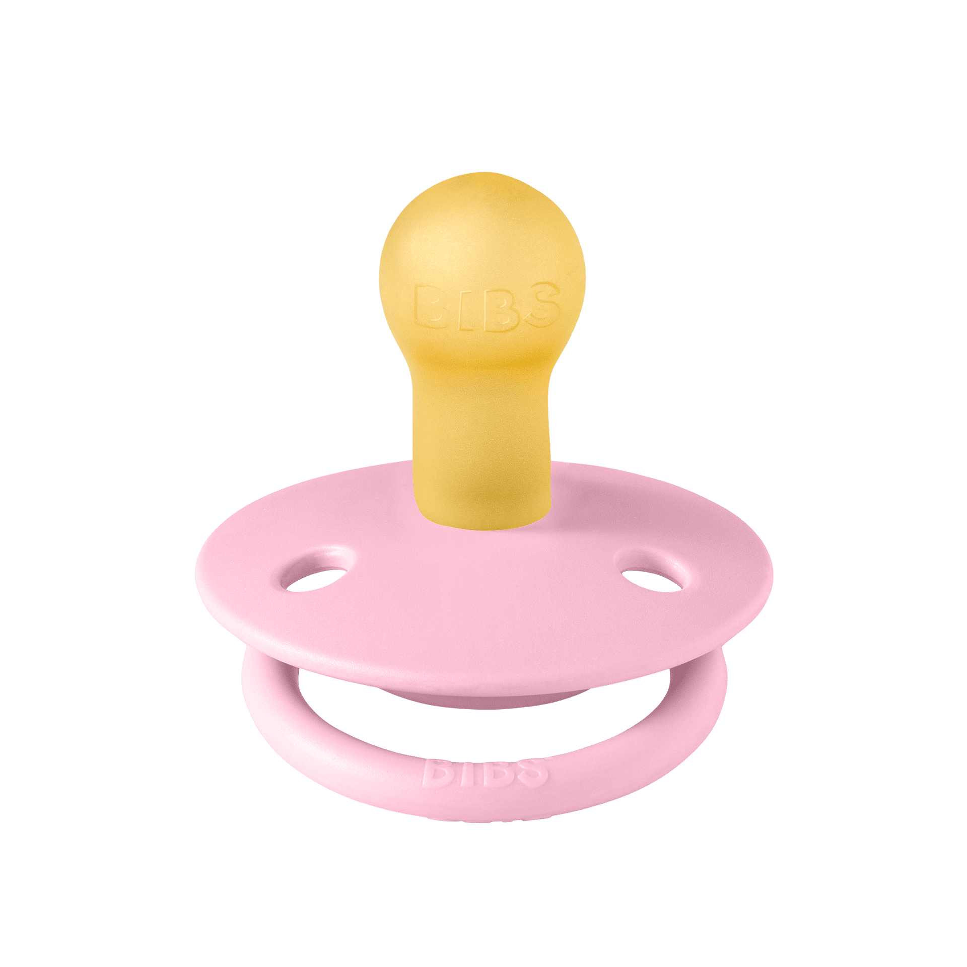 De Lux Каучуков Биберон 2 Бр. (0 6 М.) Ivory Baby Pink Bibs