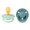 De Lux Каучуков Биберон 2 Бр. (0 6 М.) Nordic Mint Island Sea Bibs