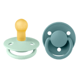 De Lux Каучуков Биберон 2 Бр. (0 6 М.) Nordic Mint Island Sea Bibs