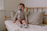 De Lux Каучуков Биберон 2 Бр. (0 6 М.) Pink Plum Peach Bibs