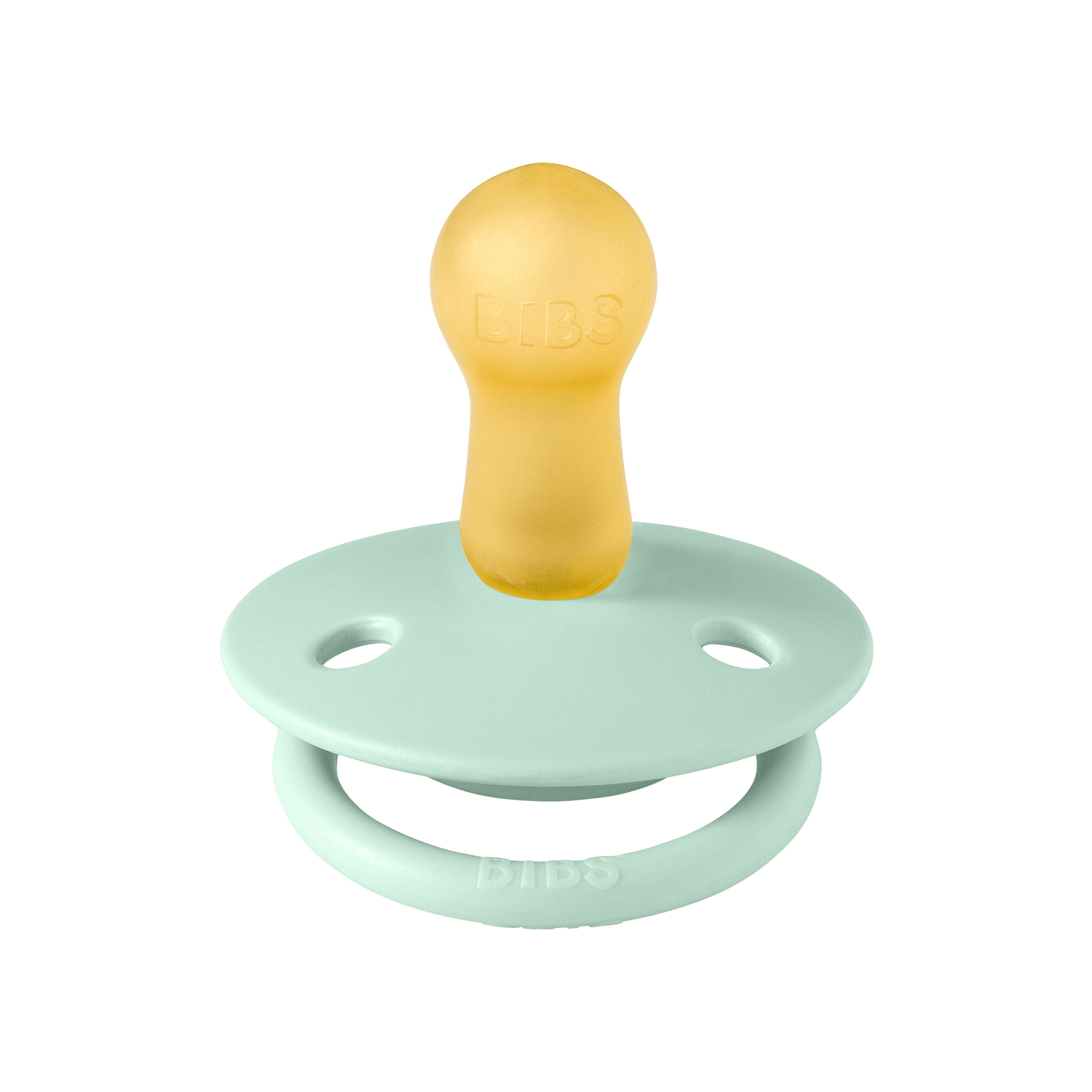De Lux Kaucsuk Cumi 2 db. (6-18 hó.) Nordic Mint Island Sea Bibs