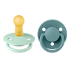 De Lux Kaucsuk Cumi 2 db. (6-18 hó.) Nordic Mint Island Sea Bibs