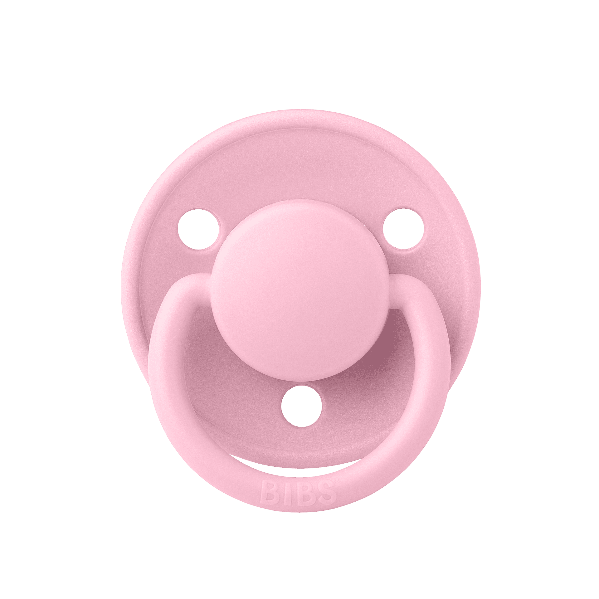 De Lux Силиконов Биберон 1 Бр. (0 3 Г.) Baby Pink Bibs