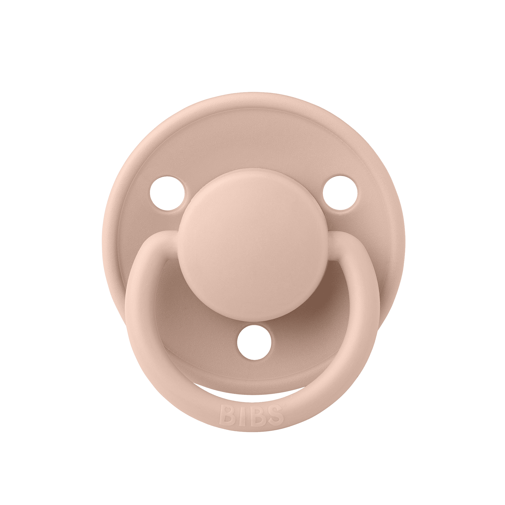 De Lux Силиконов Биберон 2 Бр. (0 3 Г.) Ivory Blush Bibs