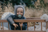 De Lux Силиконов Биберон 2 Бр. (0 3 Г.) Ivory Blush Bibs