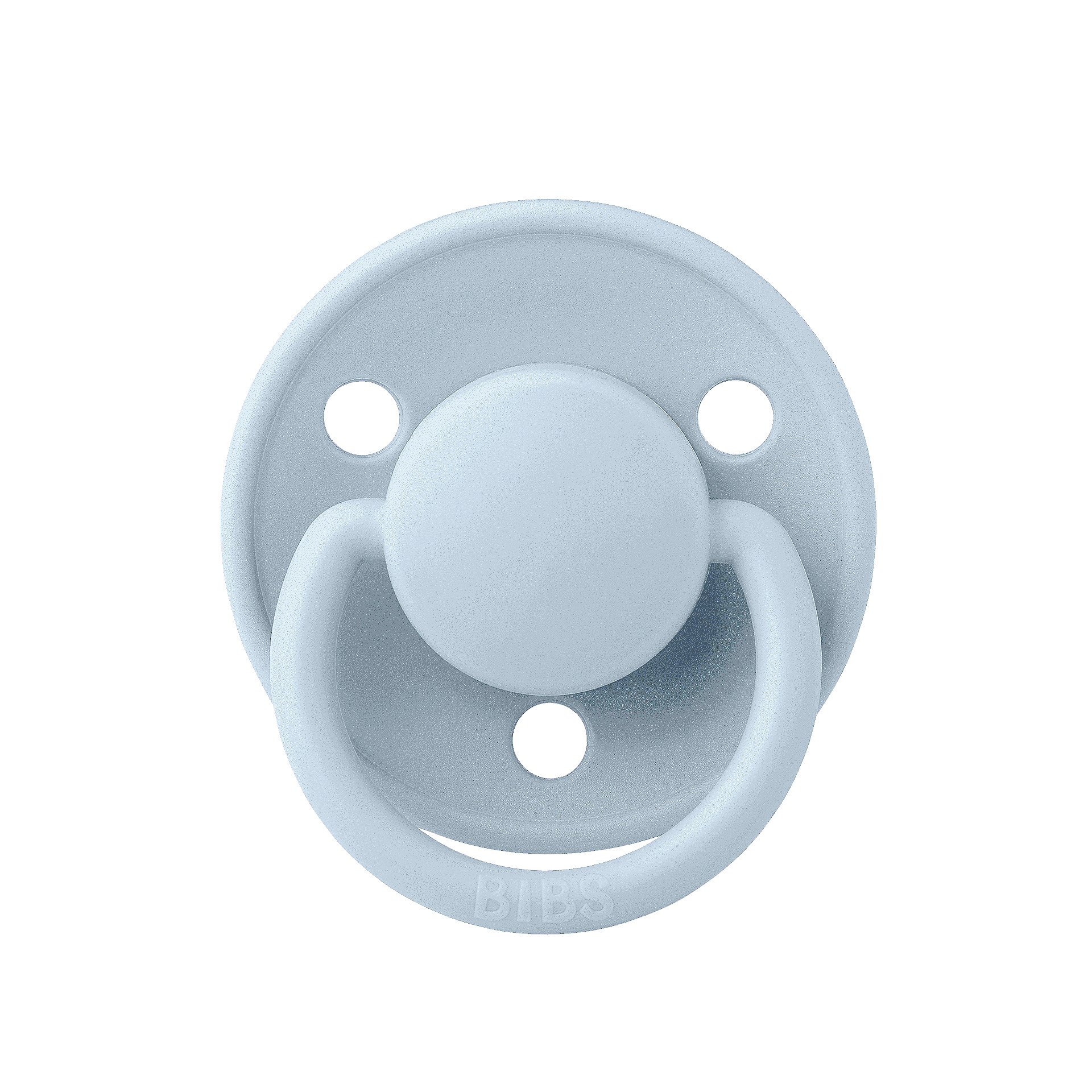 De Lux Силиконов Биберон 2 Бр. (0 3 Г.) Iron Baby Blue Bibs