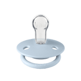 De Lux Силиконов Биберон 2 Бр. (0 3 Г.) Iron Baby Blue Bibs